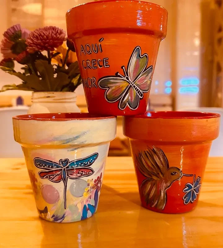 macetas de tamaño grande