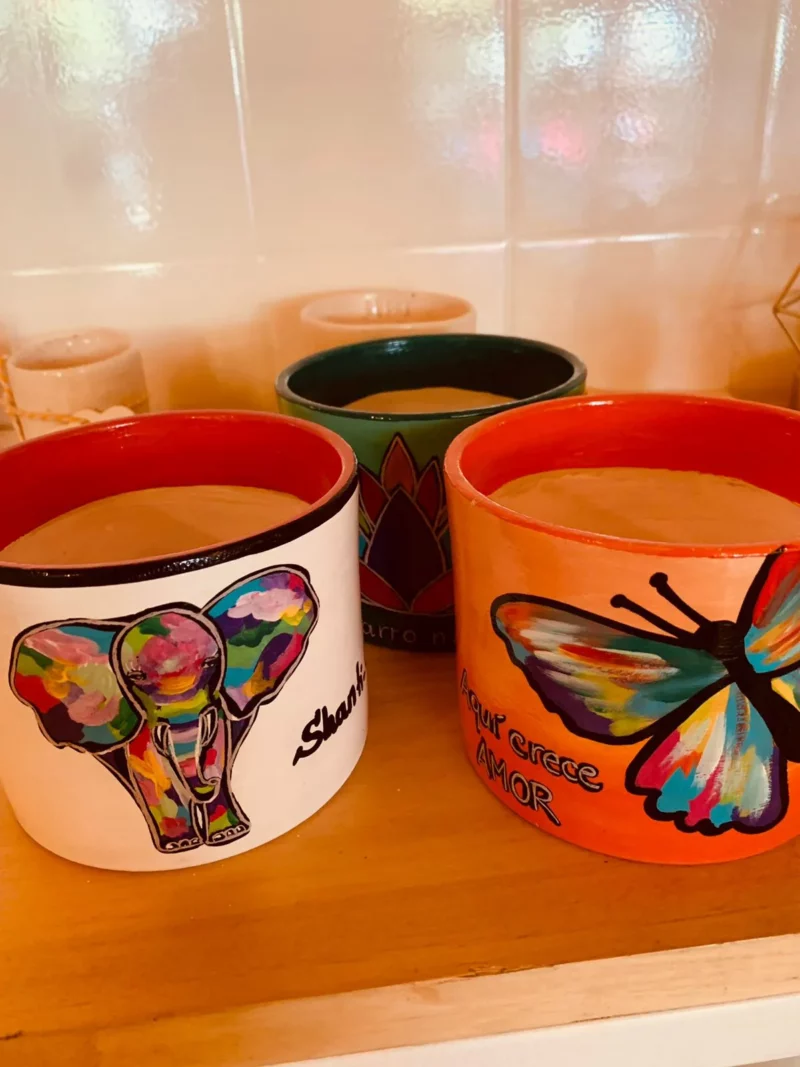 Macetas redondas