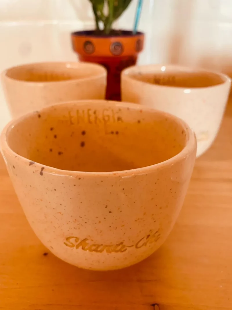 Tazas chinas de cerámica